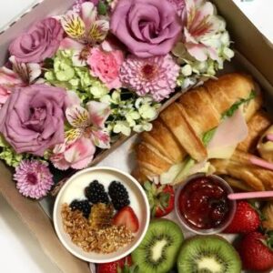 Desayuno y flores Pack-B